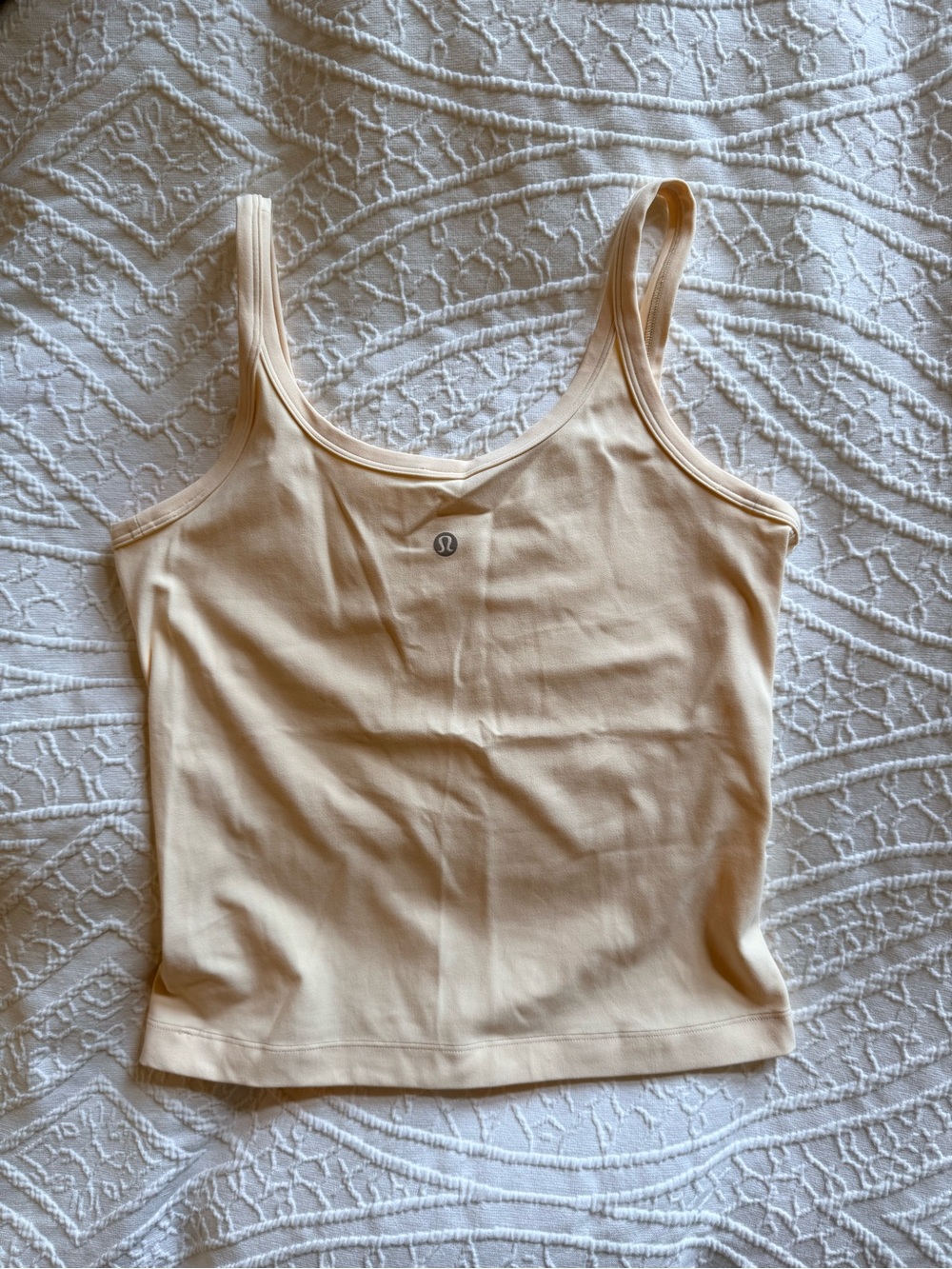 Lululemon Align Scoop Tank Buttercream Size 6